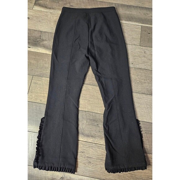Clinq a Sept Onyx Ruffle Crop Pants Size 2 - Picture 10 of 11